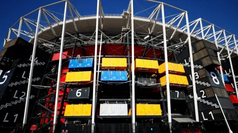 El Estadio 974 se despide del distrito Ras Abu Aboud de Doha.