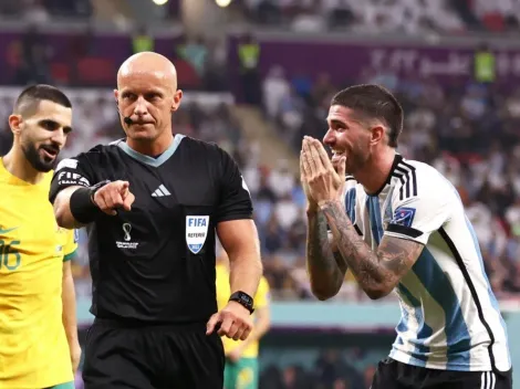 Guardia alta: el penalazo que no cobró Marciniak, el juez de la final, en el Argentina-Australia de octavos