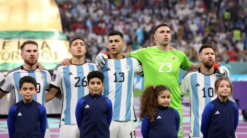 ¡Todos con Argentina! La original movida para cantar el Himno junto al plantel en la previa de la final