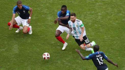 La foto de Messi de cada partido, esta vez ante Francia.