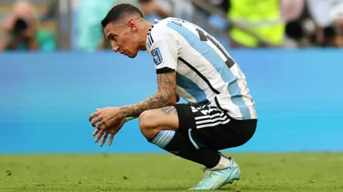 Ángel Di María, en duda para la final entre Argentina y Francia