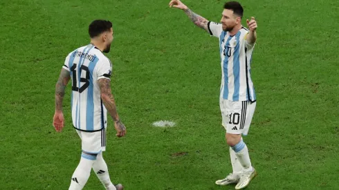 "La vieja guardia": el posteo de Otamendi en Instagram junto a Messi y Di María
