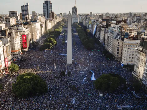¿Cuántas personas fueron al Obelisco a festejar el título mundial de la Selección Argentina?
