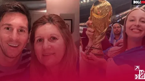 Celia, la mamá de Messi, invitó a Maite para que pudiera ver la final
