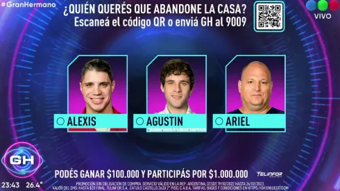 ENCUESTA: ¿Quién querés que abandone la casa de Gran Hermano?