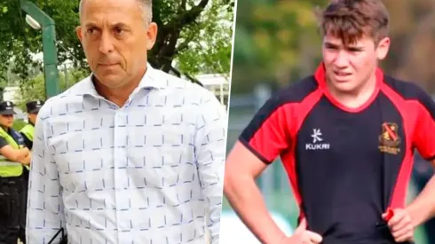 Hugo Tomei, abogado defensor, y Luciano Pertossi.