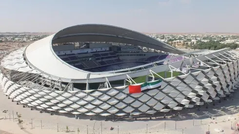 El Estadio Hazza bin Zayed, donde jugarán Boca y Racing.