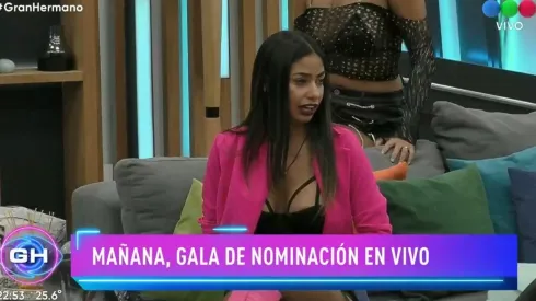 Daniela fue la que hizo la nominación espontánea en Gran Hermano.