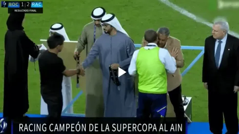 El sorpresivo gesto de Ibarra al recibir la medalla de segundo puesto tras la derrota de Boca