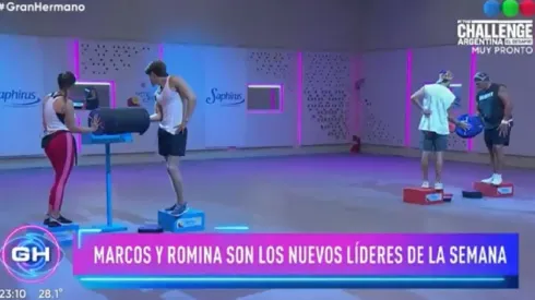 Esta semana Marcos y Romina son los dos líderes en Gran Hermano.