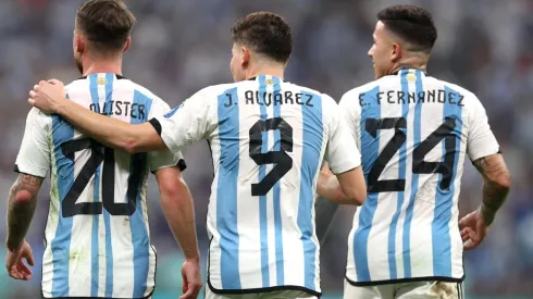 Los tres integrantes del podio.