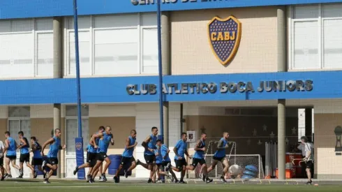 Los dos jugadores de Boca que entrenaron diferenciados.