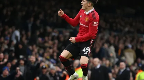 VIDEO | Garnacho convirtió un golazo en el United y dejó un mensaje clarito: "Acá estoy yo"