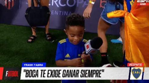 Derek Fabra, el niño sensación en el mundo Boca.