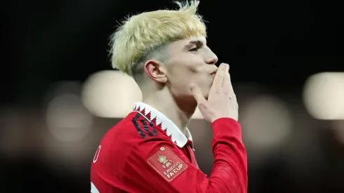 Garnacho, joven, talentoso y muy polémico.