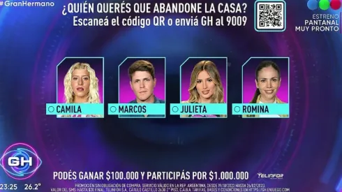 ENCUESTA: ¿Quién querés que abandone la casa de Gran Hermano?