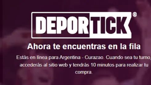 Deportick vende las entradas.