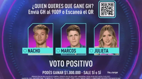 El lunes 27 de marzo es la final de Gran Hermano.