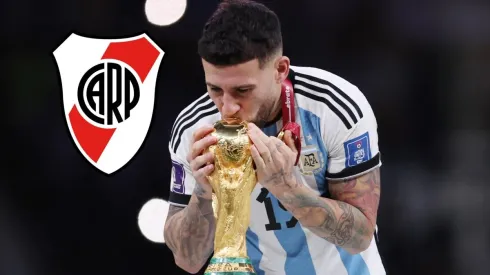 Otamendi recibió un regalo de River y habló sobre su futuro