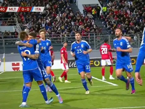 VIDEO | En llamas: Retegui ganó de arriba y puso el primero de Italia ante Malta