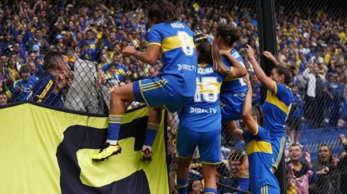 El gran festejo de las jugadoras de Boca