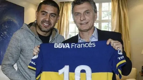 Riquelme vs. Macri.