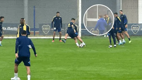 Malas noticias para Almirón: el juvenil de Boca que se fue de la práctica lesionado y entre lágrimas