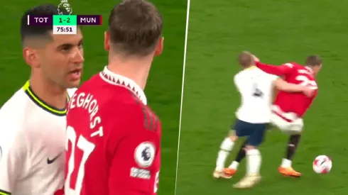 VIDEO | El "Bobo" Weghorst pegó una piña y Cuti Romero no le tuvo piedad: "C.... de tu madre"