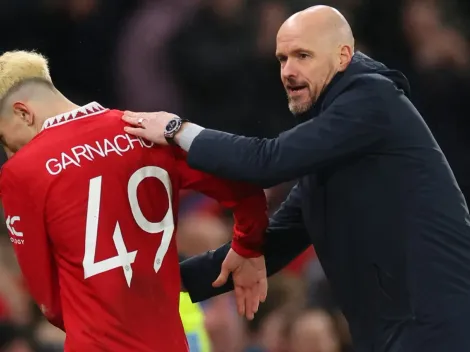 Tras no cederlo al Mundial Sub 20, Ten Hag habló sobre la vuelta de Garnacho: "Puede ser que..."