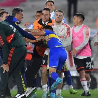 VIDEO VIRAL | En pleno tumulto del Superclásico, un miembro del CT de River sufrió una insólita lesión