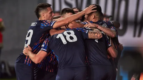 El festejo de los jugadores de Talleres de Córdoba.