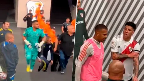 El tenso cruce entre Enzo Pérez y Chiquito Romero post Superclásico