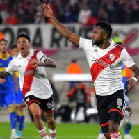 La insólita frase de Borja sobre el escándalo tras su gol en el Superclásico