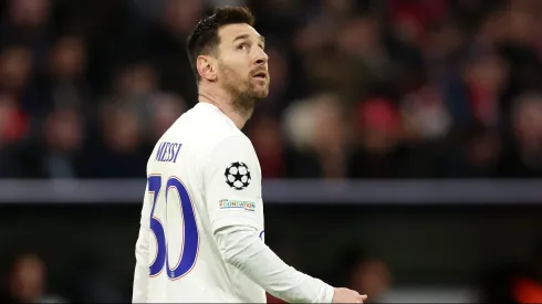 Messi jugando su última edición de la Champions League.