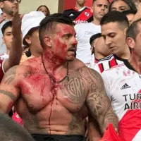 Escándalo: el video  de la brutal pelea de la barra de River con la policía peruana
