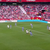 VIDEO | La brutal patada del Huevo Acuña por la que fue expulsado otra vez en el Sevilla