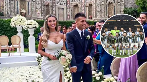 Los 7 jugadores de la Scaloneta que estuvieron en el casamiento de Lautaro Martínez y los grandes ausentes