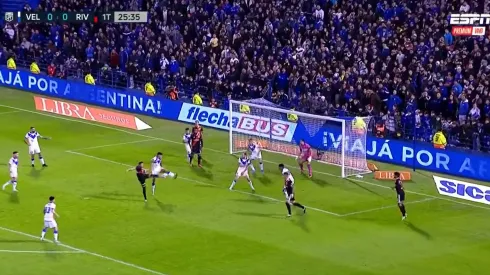 VIDEO | De la mano del Sicario: Rojas abrió el marcador para River en la cancha de Vélez