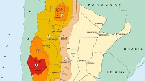 El nuevo mapa de peligrosidad sísmica en Argentina