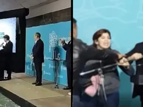 VIDEO: Una mujer increpó a Kicillof en un acto en Brandsen y fue detenida