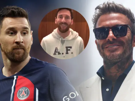 VIDEO | El mensaje viral de Messi para Beckham por el Inter Miami: "Un llamadito"