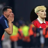 ¿Dónde lo pone? El plan de Scaloni para los primeros partidos de Garnacho en la Selección