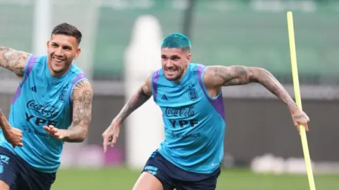 El "accidente" que sufrió De Paul a minutos del inicio de Argentina vs Australia