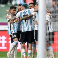 Partido redondo de Argentina en Asia: gol de Messi, debut de Garnacho y triunfo ante Australia