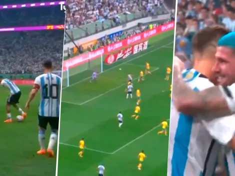 VIDEO | Participación de Messi, lujo y centro de De Paul y gol de Pezzella para Argentina ante Australia