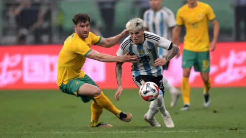 Para que llore España: el contundente posteo de Garnacho tras su debut en la Selección Argentina