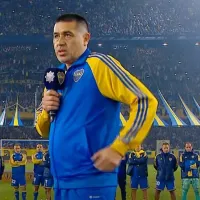 VIDEO Riquelme sorprendió a todos cantando en la Bombonera: \'Que de la mano...\'