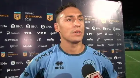 Descendió con River, juega en Belgrano y le preguntaron qué le dijo Farré: "Con esas cosas..."