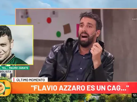 ESCÁNDALO | Zárate llamó a un programa de TV y llenó de insultos a Azzaro: "Sos un cag..."