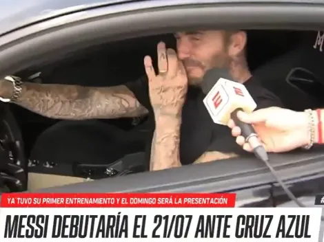 A Beckham le preguntaron por Messi y su respuesta sorprendió a todos: "No lo sé"